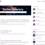 Clear net directory search engine version of TorDex released